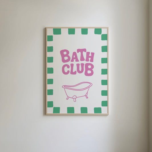 Bath Club Print