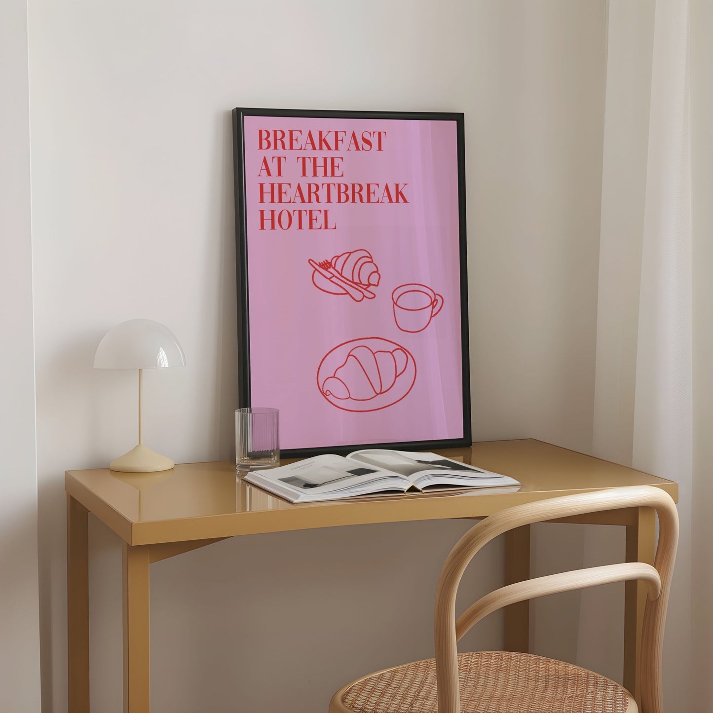 Breakfast At The Heartbreak Hotel Print