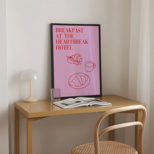 Breakfast At The Heartbreak Hotel Print