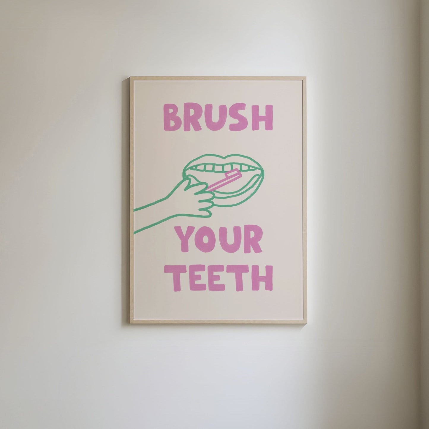 Brush Your Teeth Print