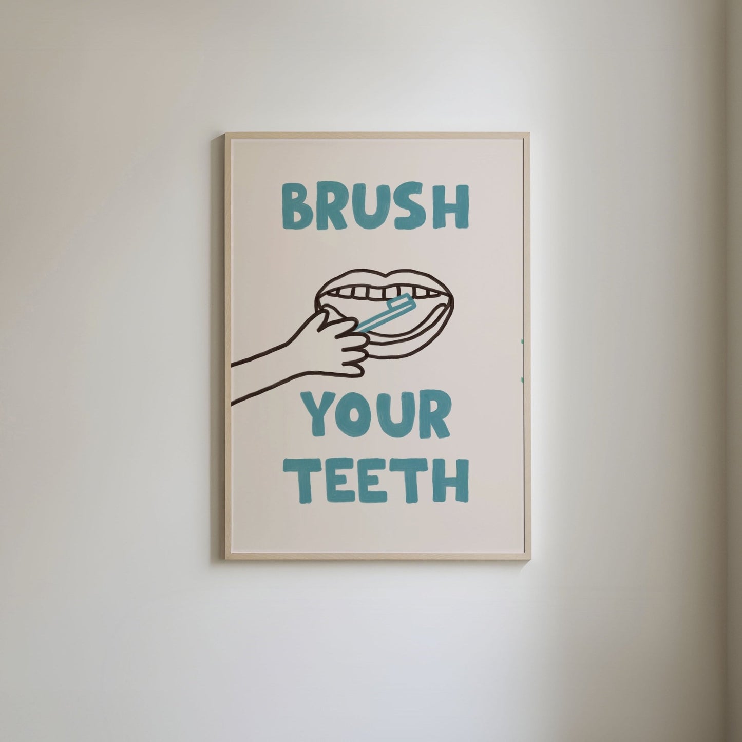 Brush Your Teeth Print