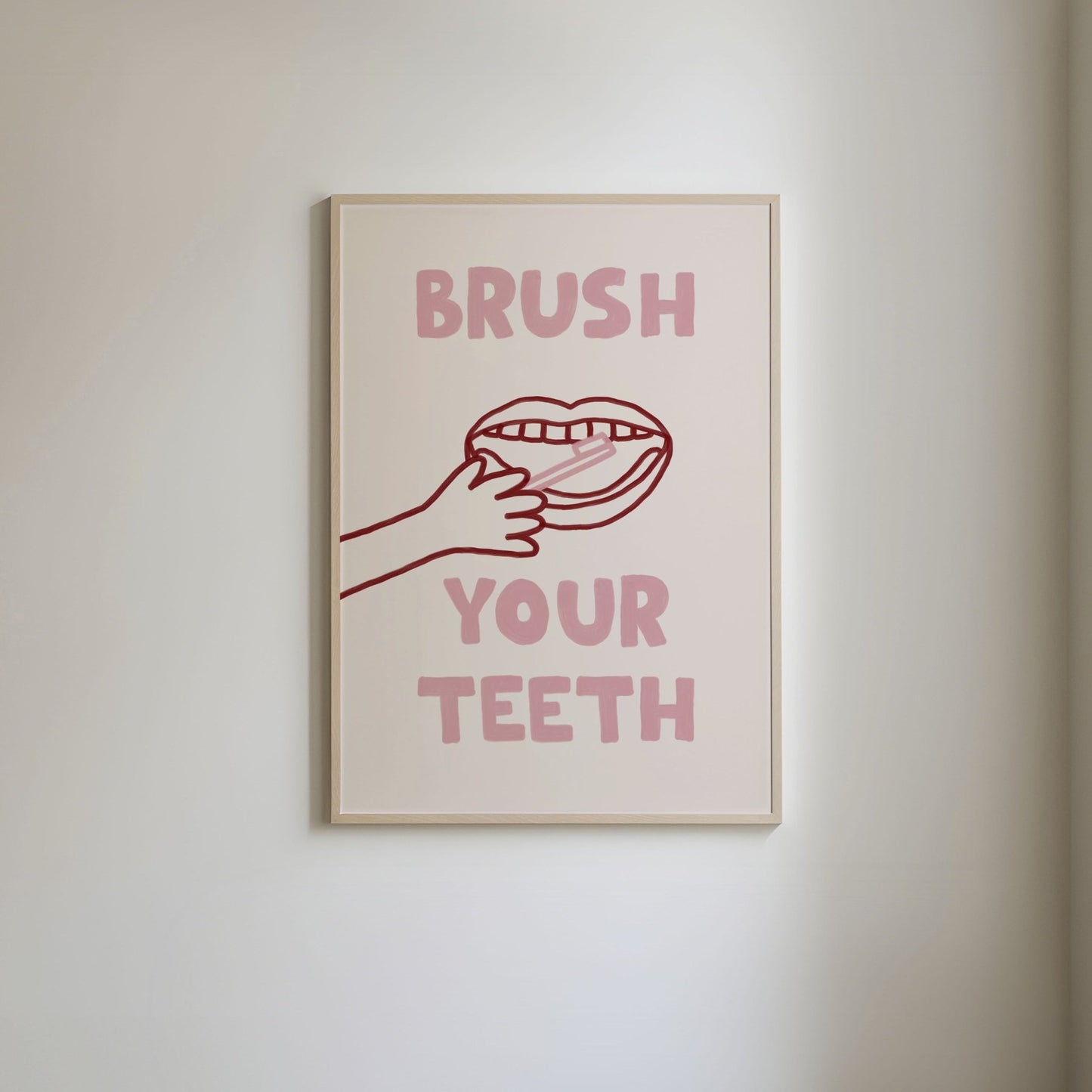 Brush Your Teeth Print