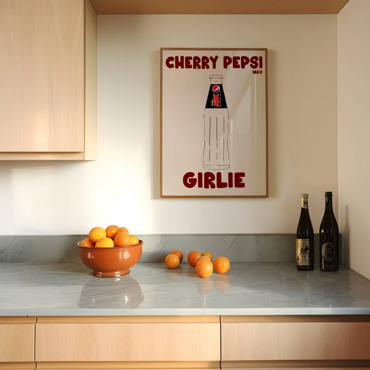 Cherry Pepsi Max Girlie Print