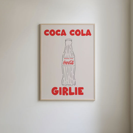 Coca Cola Girlie Print