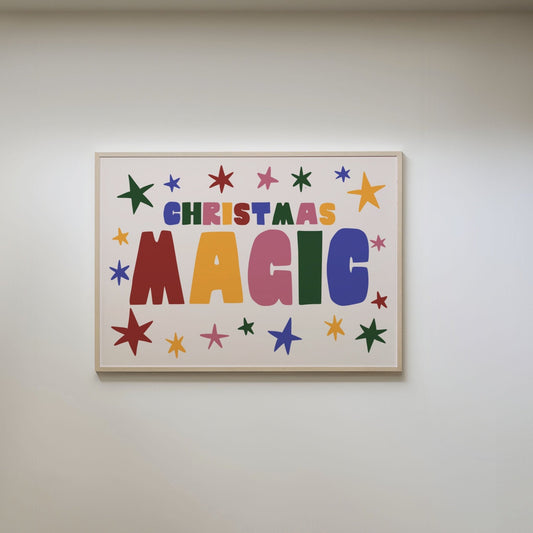 Colourful Christmas Magic Print
