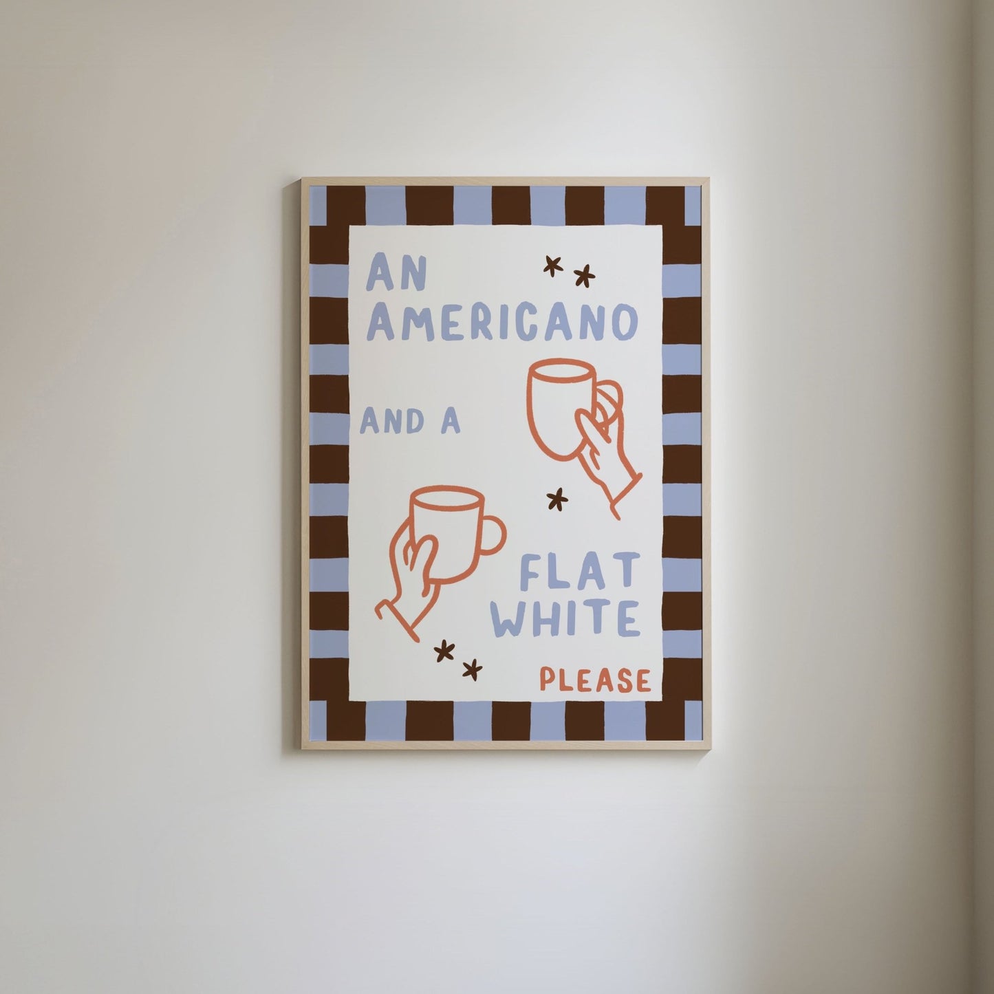 Custom Coffee Order Print