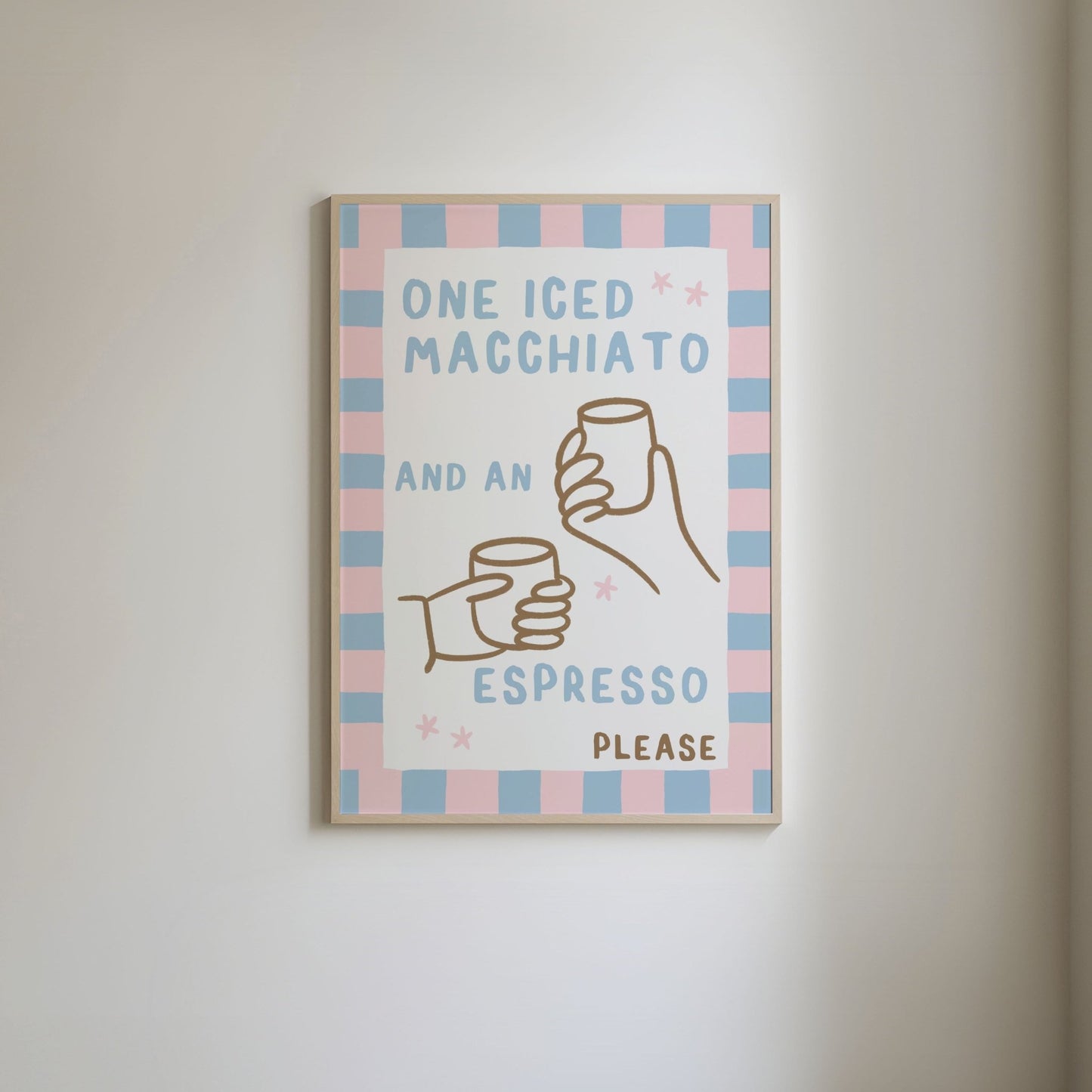 Custom Coffee Order Print