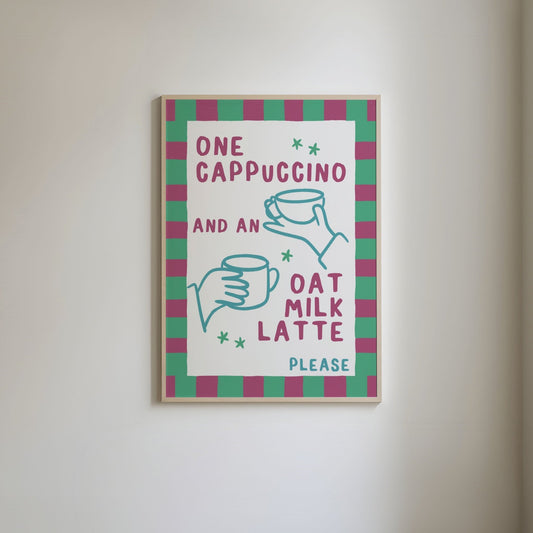 Custom Coffee Order Print