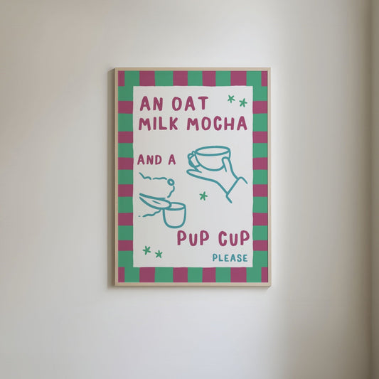 Custom Coffee Order Print: Dog Edition