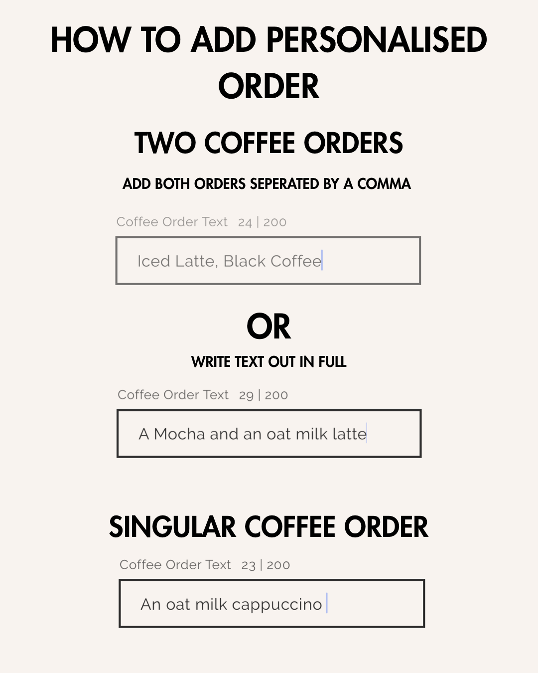 Custom Coffee Order Print: Dog Edition