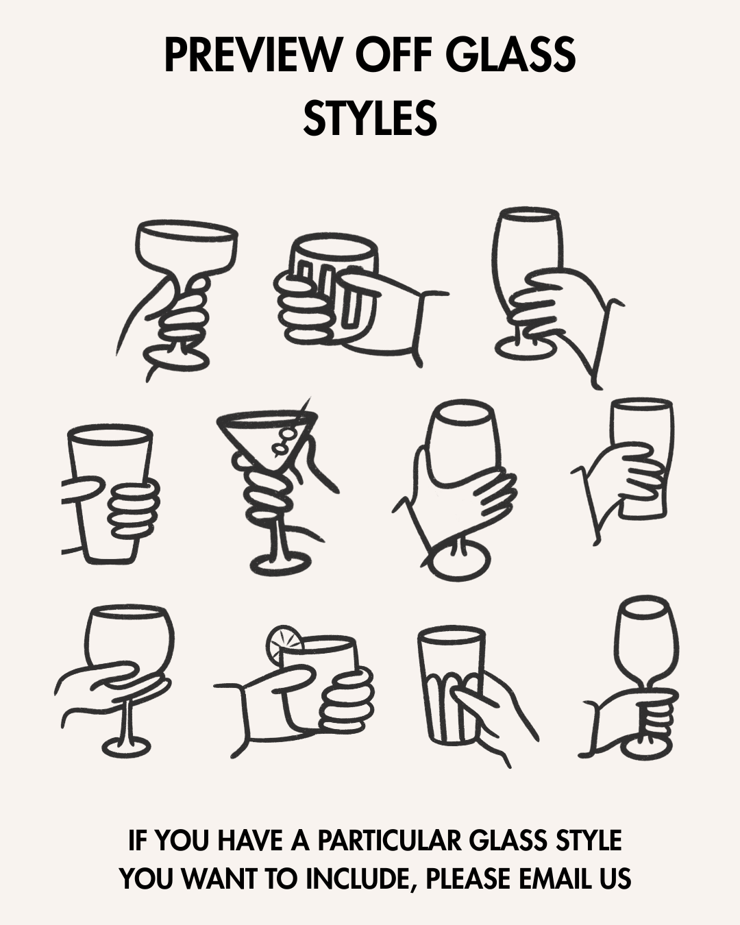 Custom Pub Drink Prints