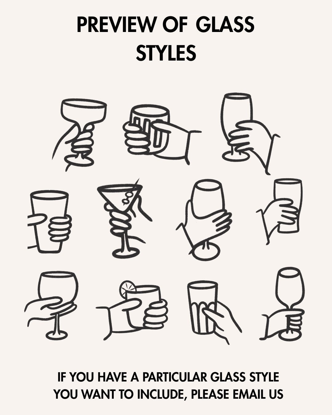 Custom Pub Drink Prints