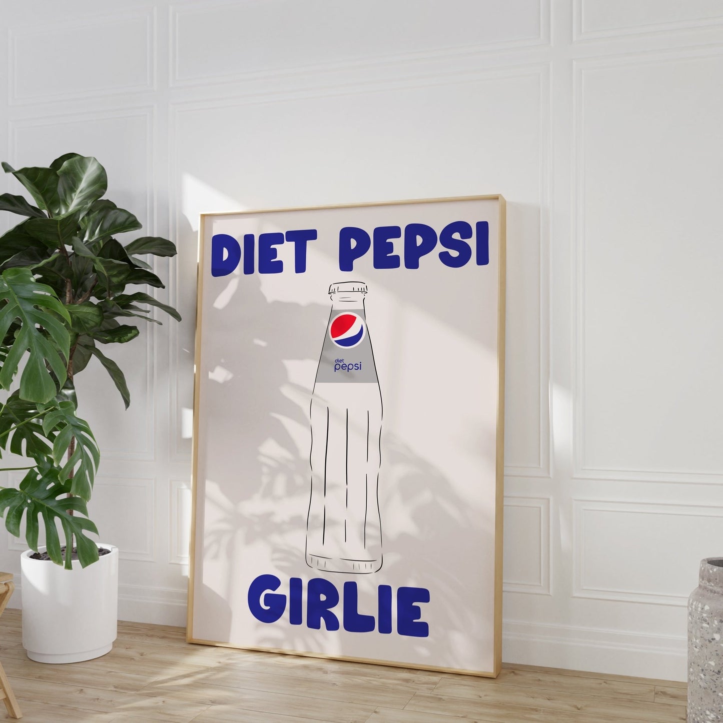 Diet Pepsi Girlie Print