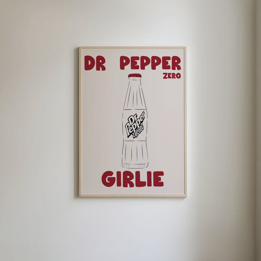 Dr Pepper Zero Girlie Print