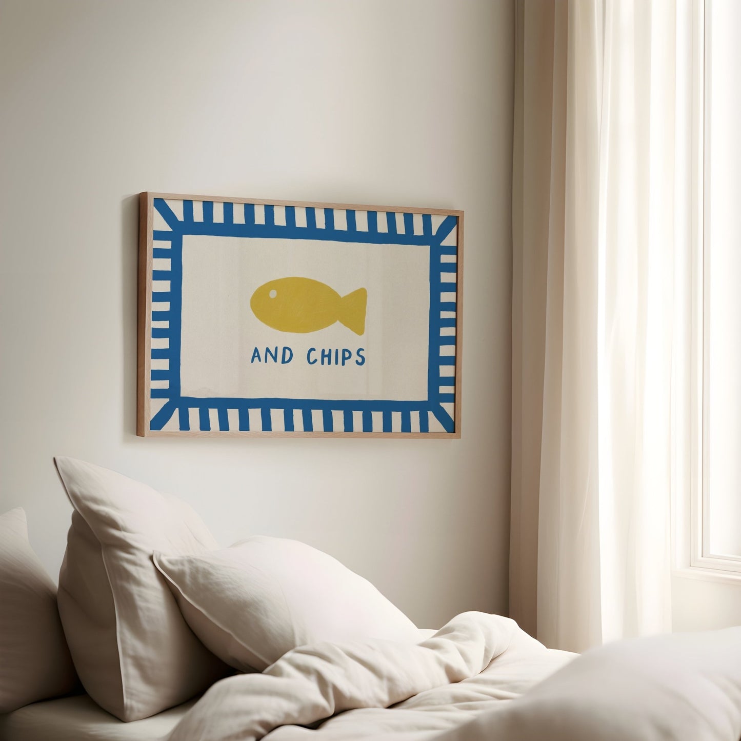 Fish and Chips Print