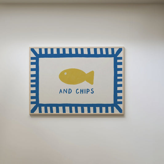 Fish and Chips Print