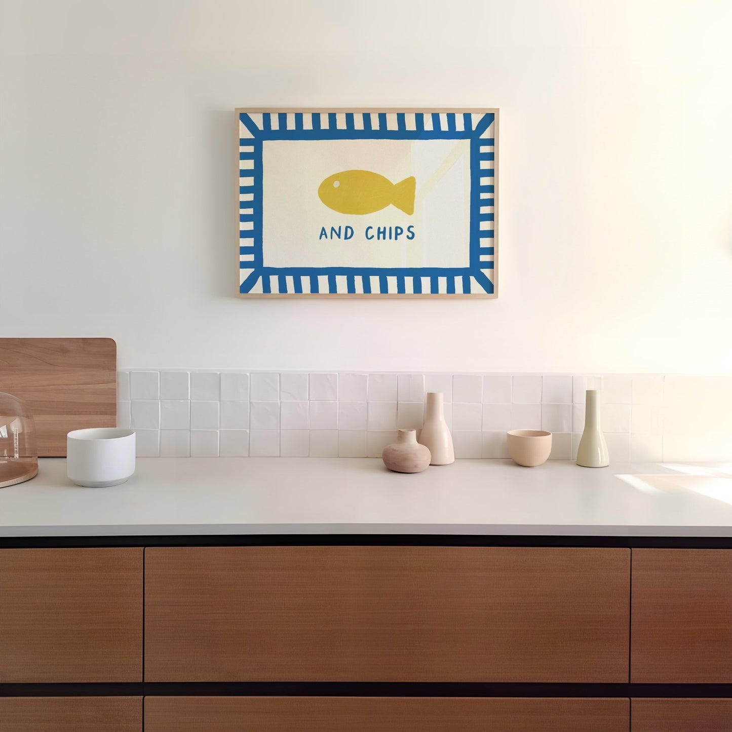 Fish and Chips Print