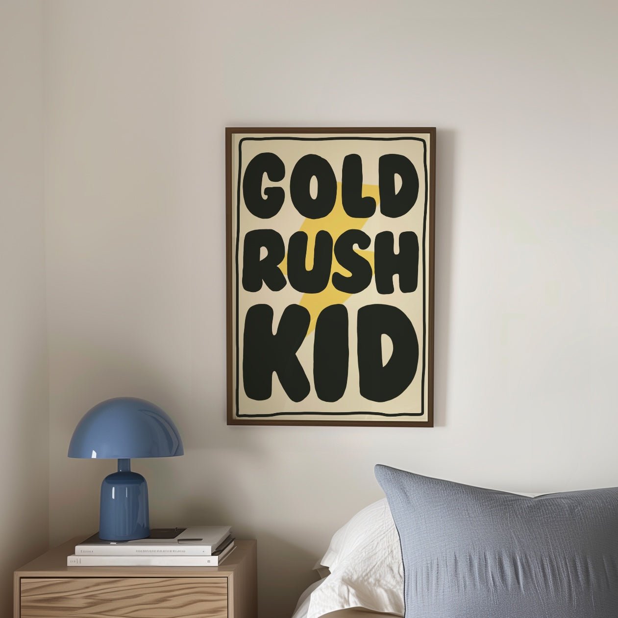 Gold Rush Kid Print