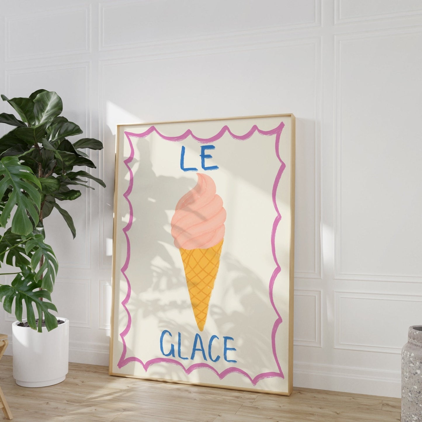 La Glace Ice Cream Print