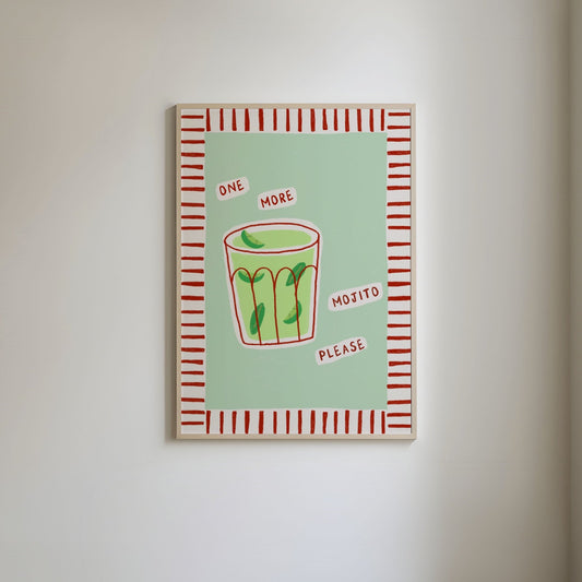 One More Mojito Please Print