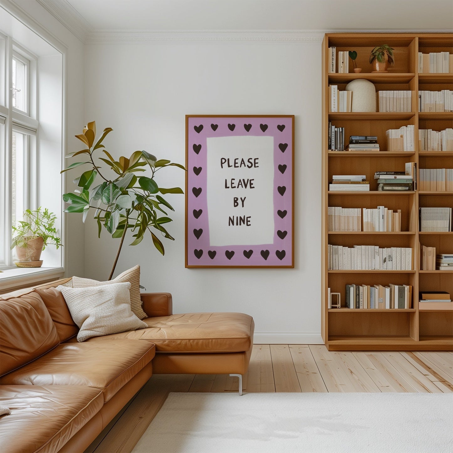 Please Leave By 9 Print