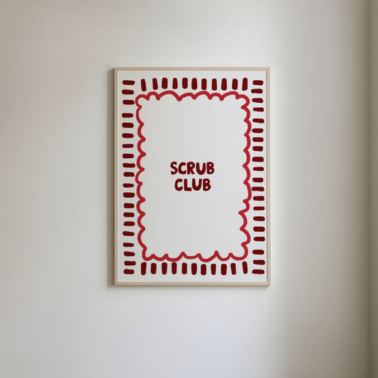 Scrub Club Print