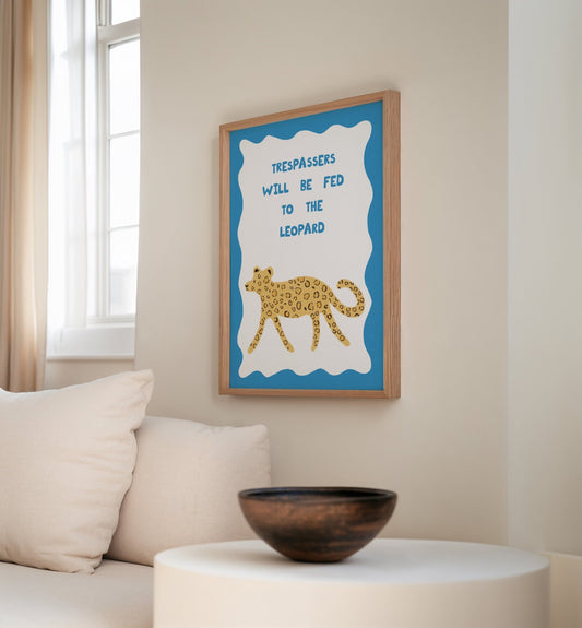 Trespassers Will Be Fed To The Leopard