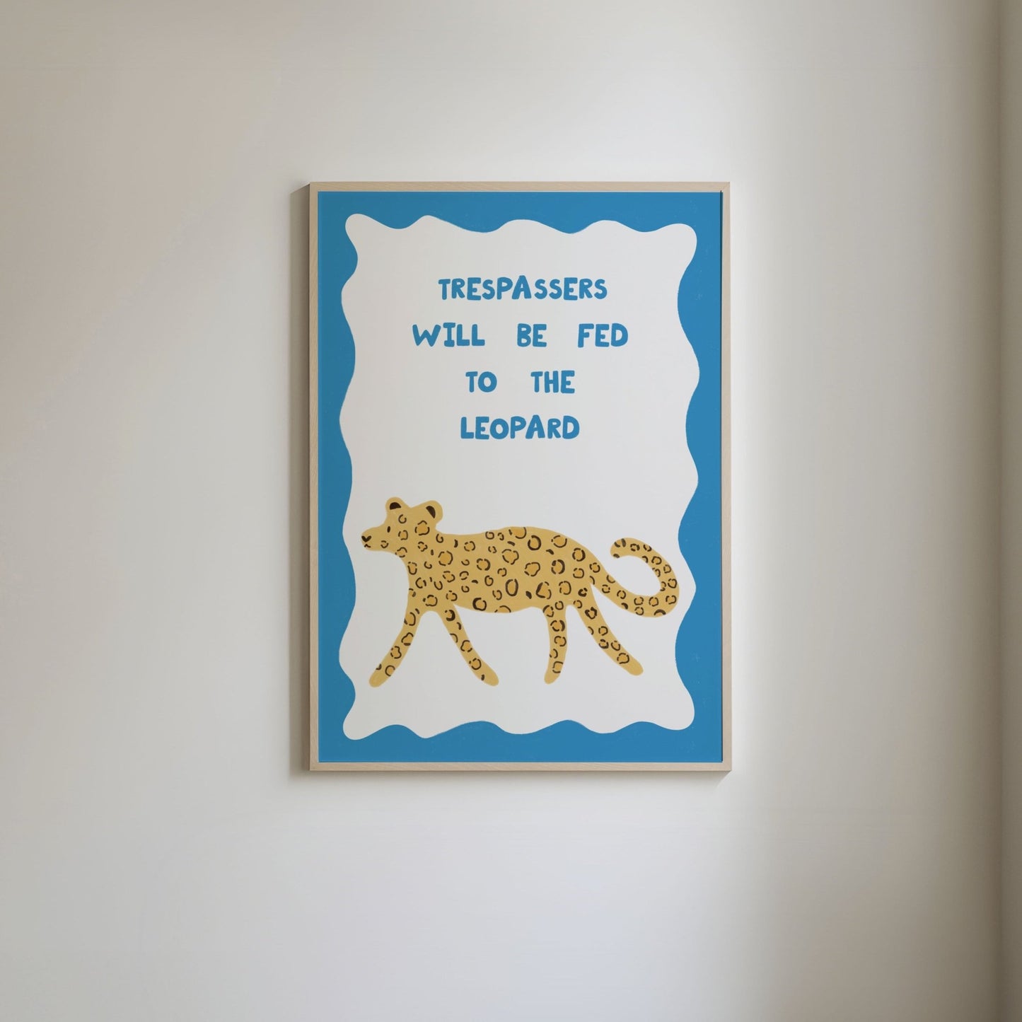 Trespassers Will Be Fed To The Leopard