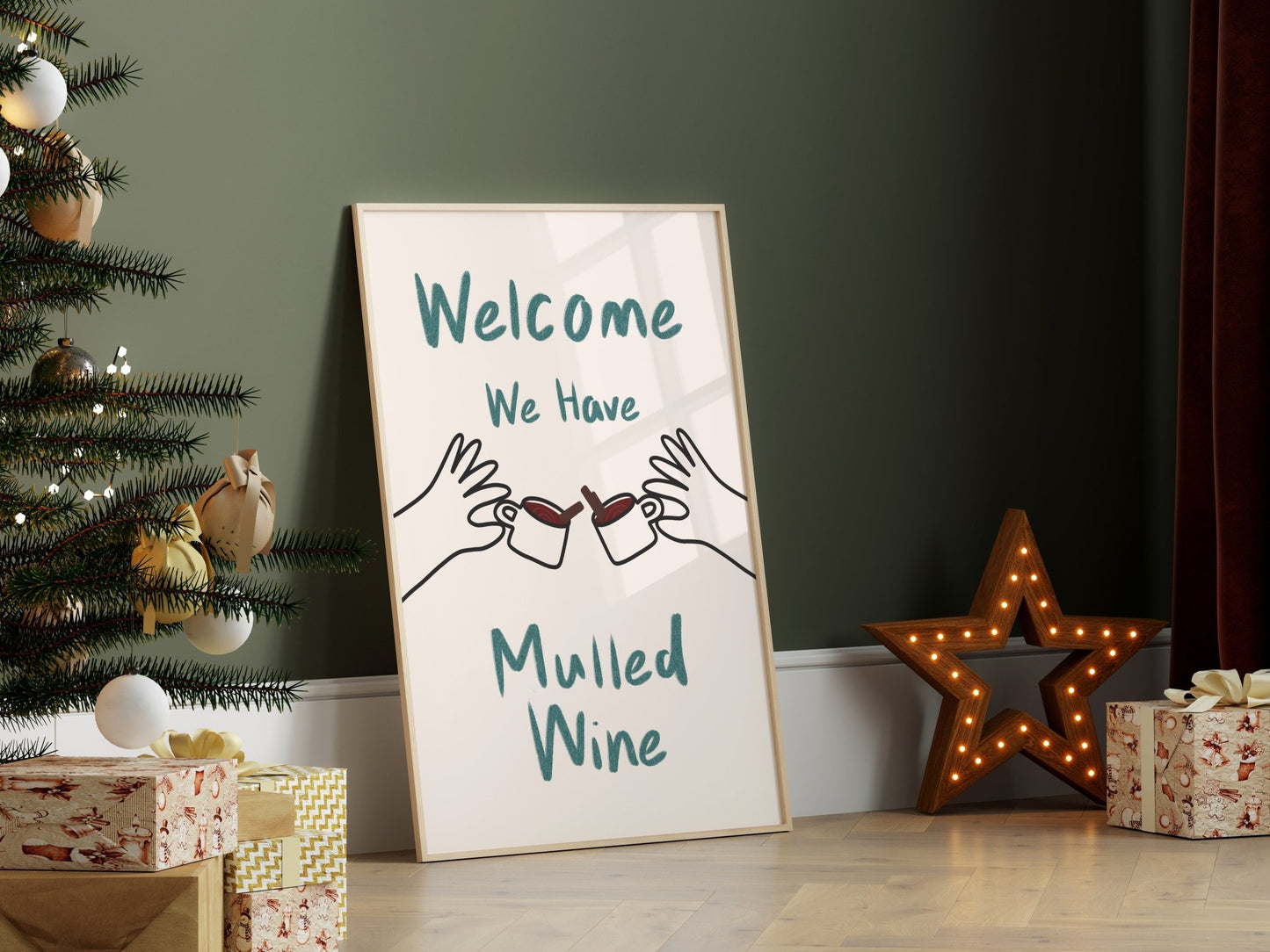 Welcome We Have Mulled Wine Print