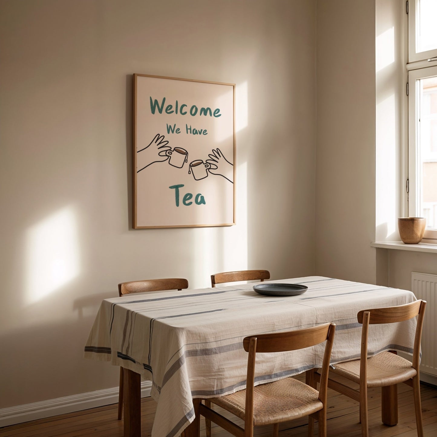 Welcome We Have Tea Print