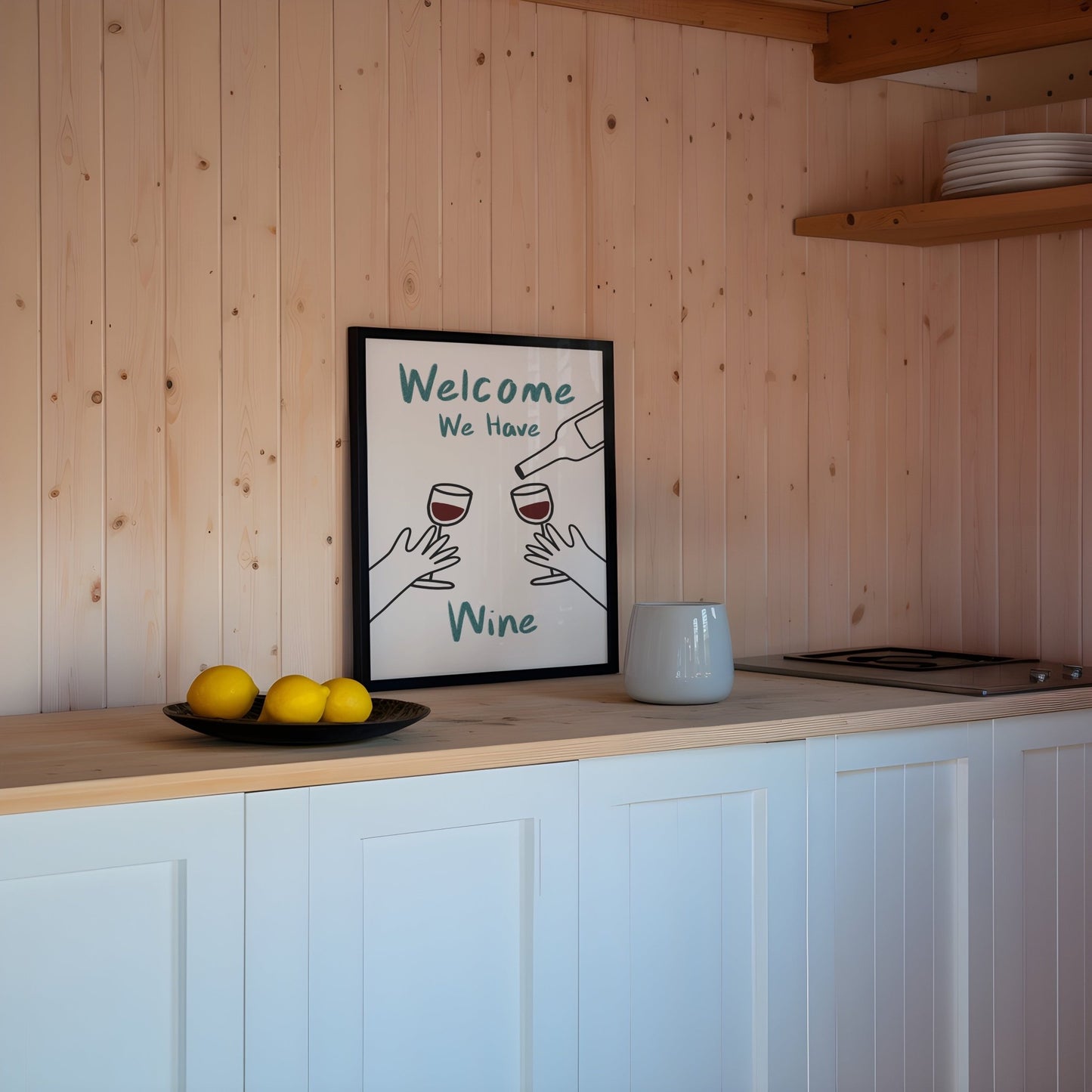 Welcome We Have Wine Print