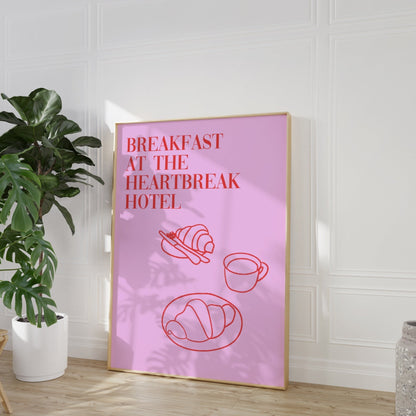 Breakfast At The Heartbreak Hotel Print