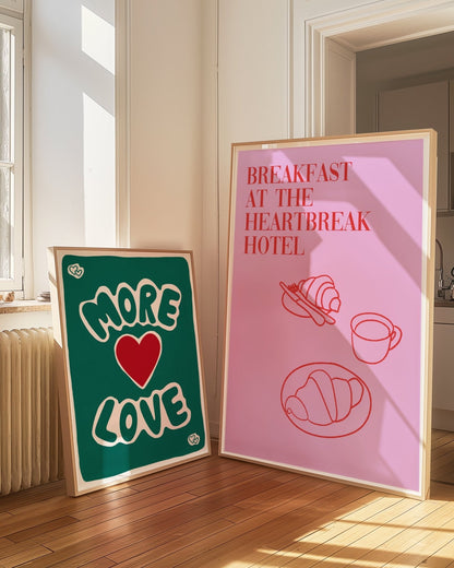 Breakfast At The Heartbreak Hotel Print