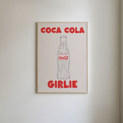 Coca Cola Girlie Print