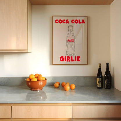 Coca Cola Girlie Print