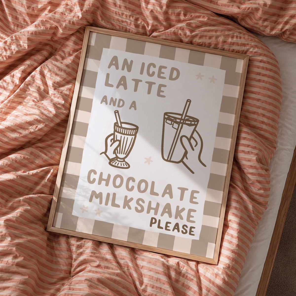 Custom Coffee Order Print