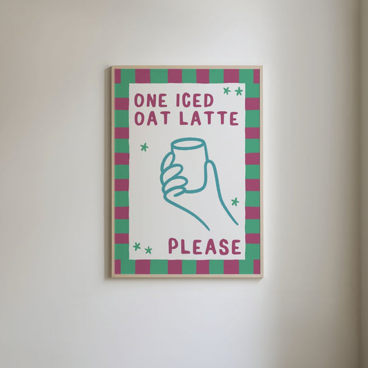 Custom Coffee Order Print (Singular)