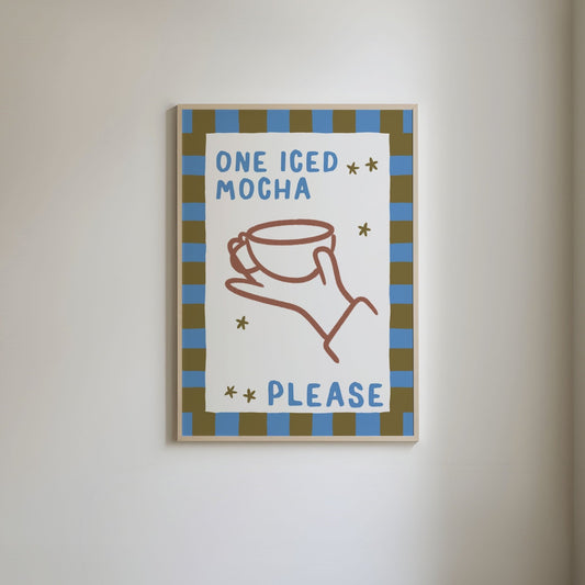 Custom Coffee Order Print (Singular)