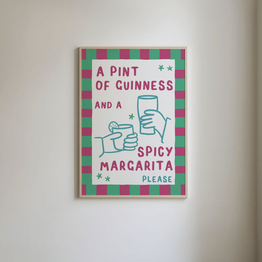 Custom Pub Drink Prints