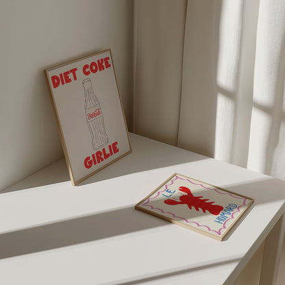 Diet Coke Girlie Print