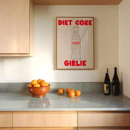 Diet Coke Girlie Print