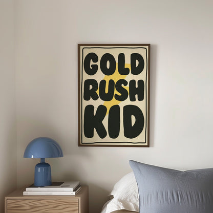 Gold Rush Kid Print