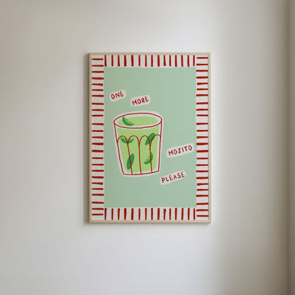 One More Mojito Please Print