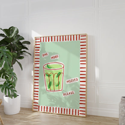 One More Mojito Please Print