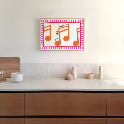 Put Some Music On Print