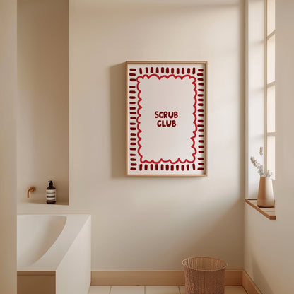 Scrub Club Print