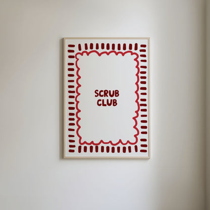 Scrub Club Print