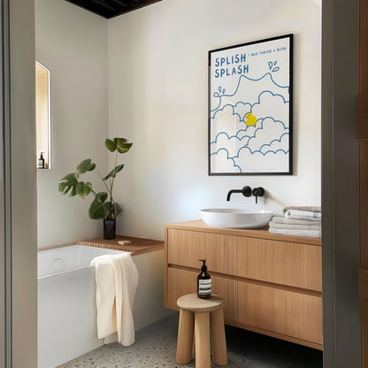 Taking A Bath Print